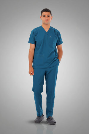 Dark Green Premium Male Scrub