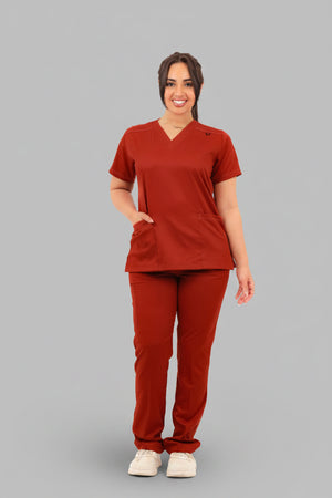 Orange Premium Female Scrub, view 3