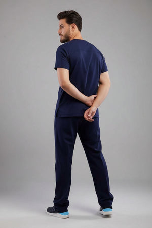 Premium scrub set dark blue