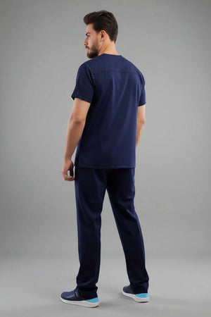 Premium scrub set dark blue