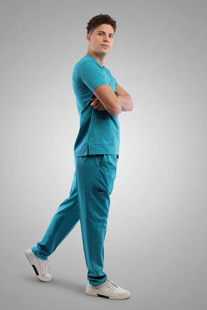 Premium scrub set dark teal