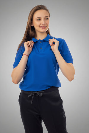 Blue Polo T-Shirt, view 4
