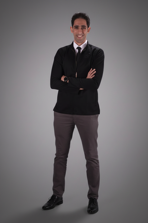 men's gabardine lab coat