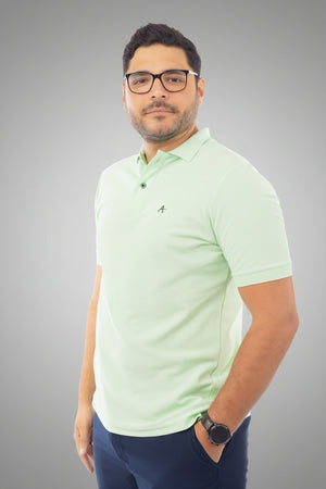 Pistachio Polo T-Shirt, view 4