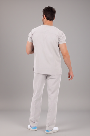 Light Grey Premium Scrub, view 3