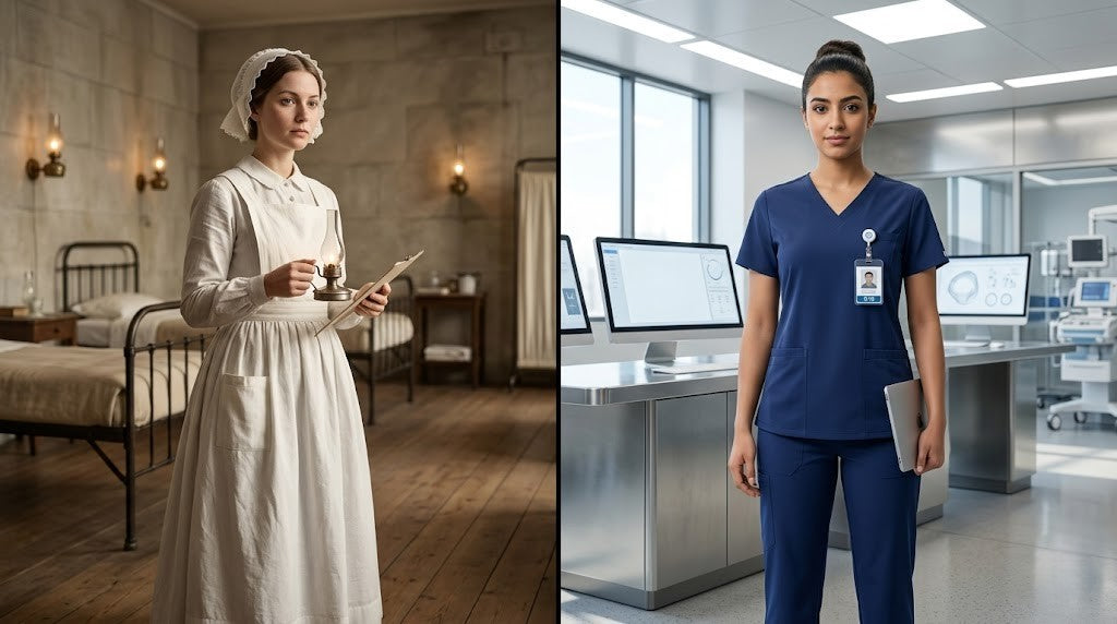 From White Dresses to Modern Scrubs: The History of Nursing Uniforms