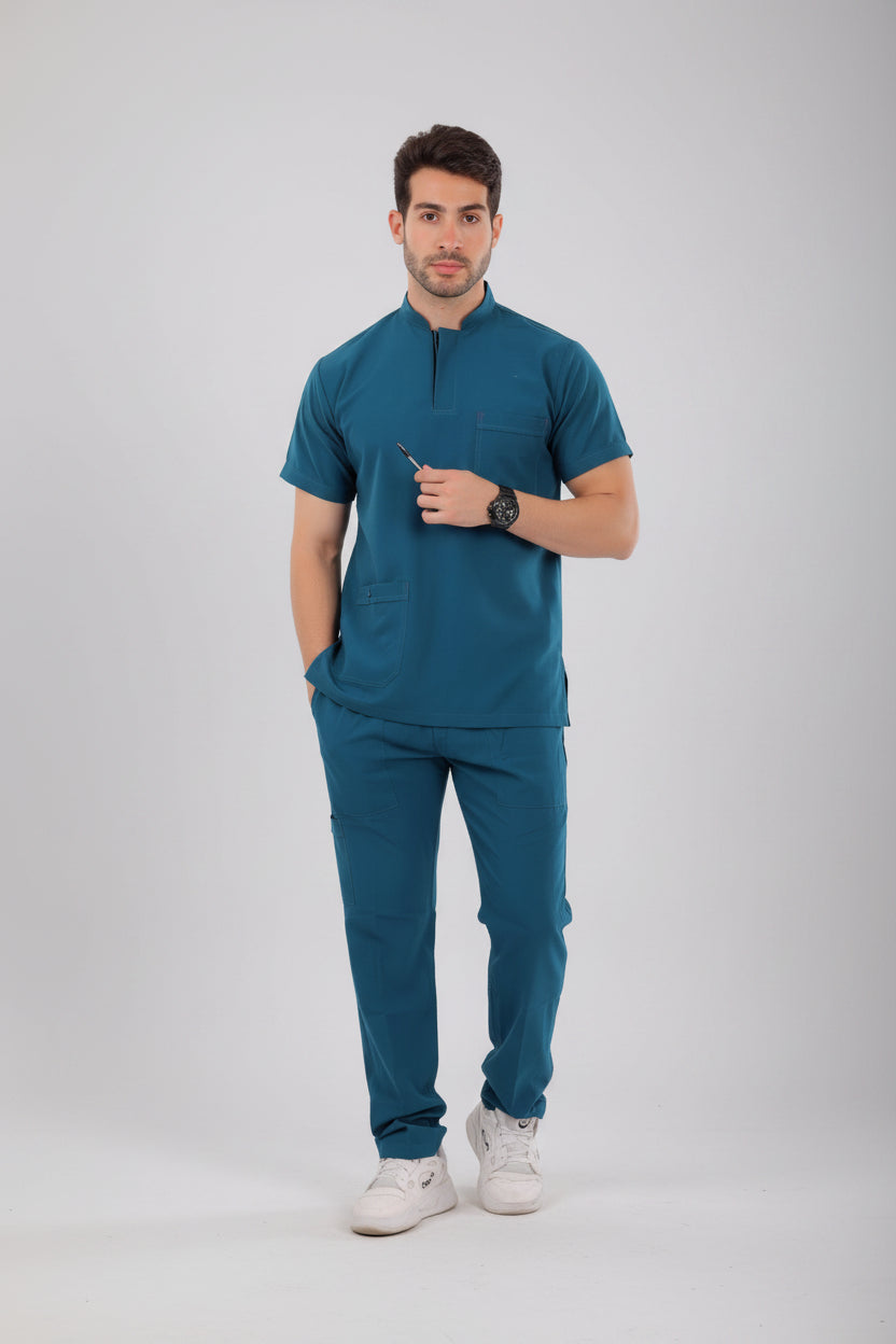 Dark Green Royal Scrub
