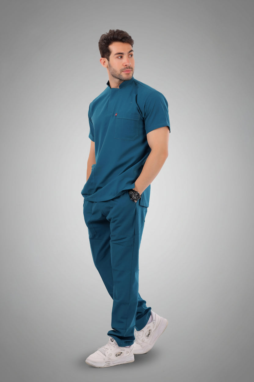 Dark Green Royal Scrub