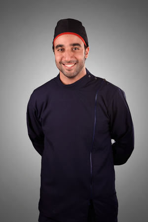 men's smart lab coat