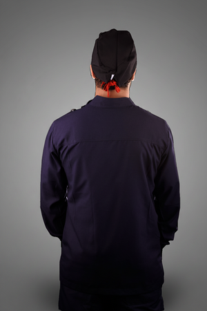 men's smart lab coat