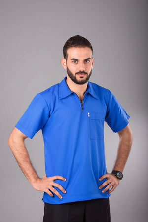 polo scrub blue