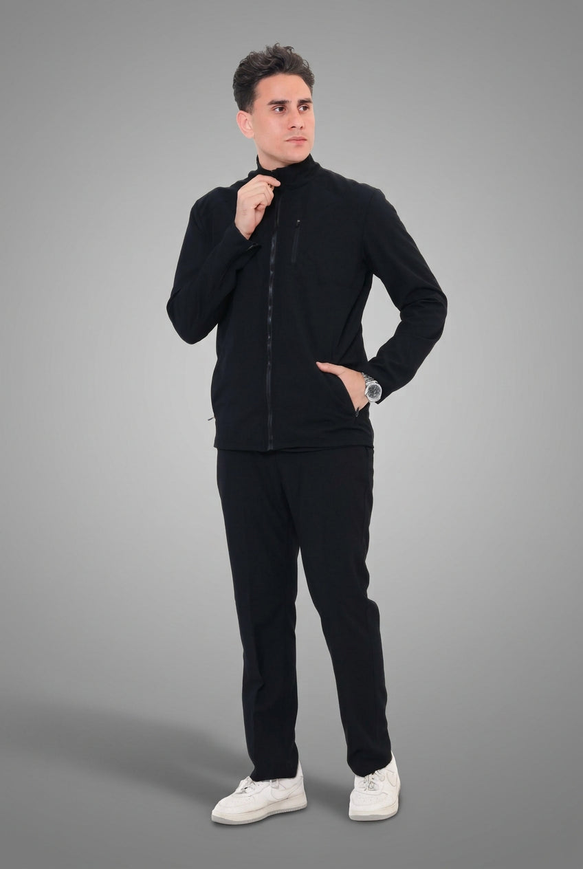 Black Male Jacket Scrub