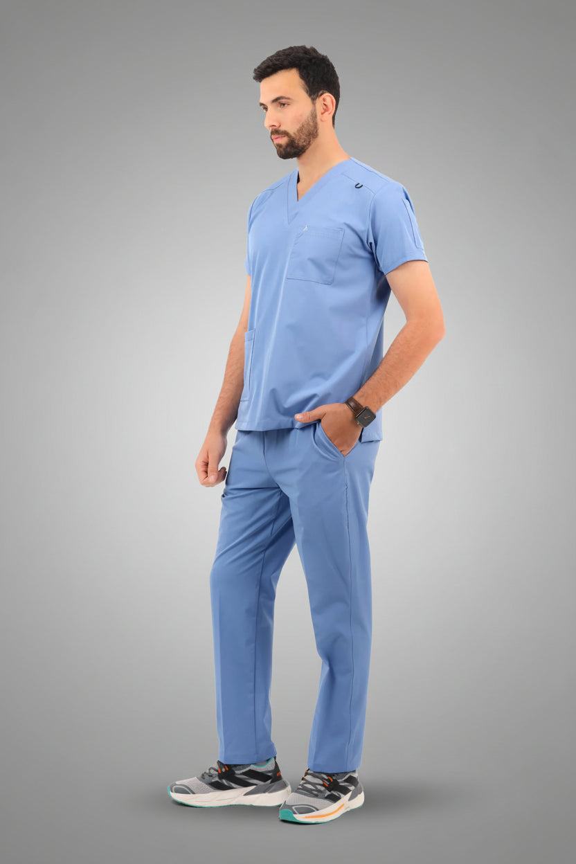 Royal Blue Premium Male Scrub