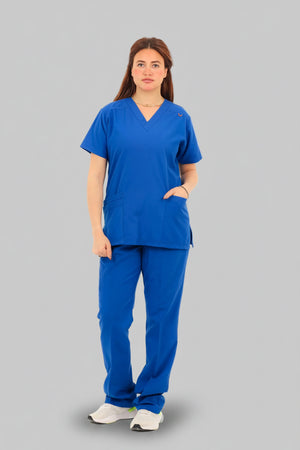 Blue Premium Female Scrub