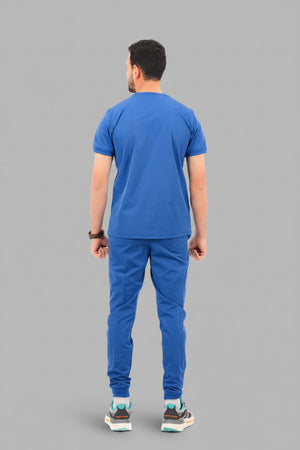 Blue Sportive Medical Scrub Set, view 5