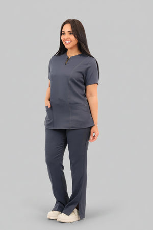 Dark Grey Infinity Medical Scrub