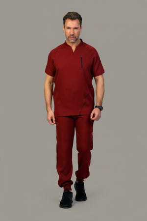 Crimson Trendi-Flex Scrub