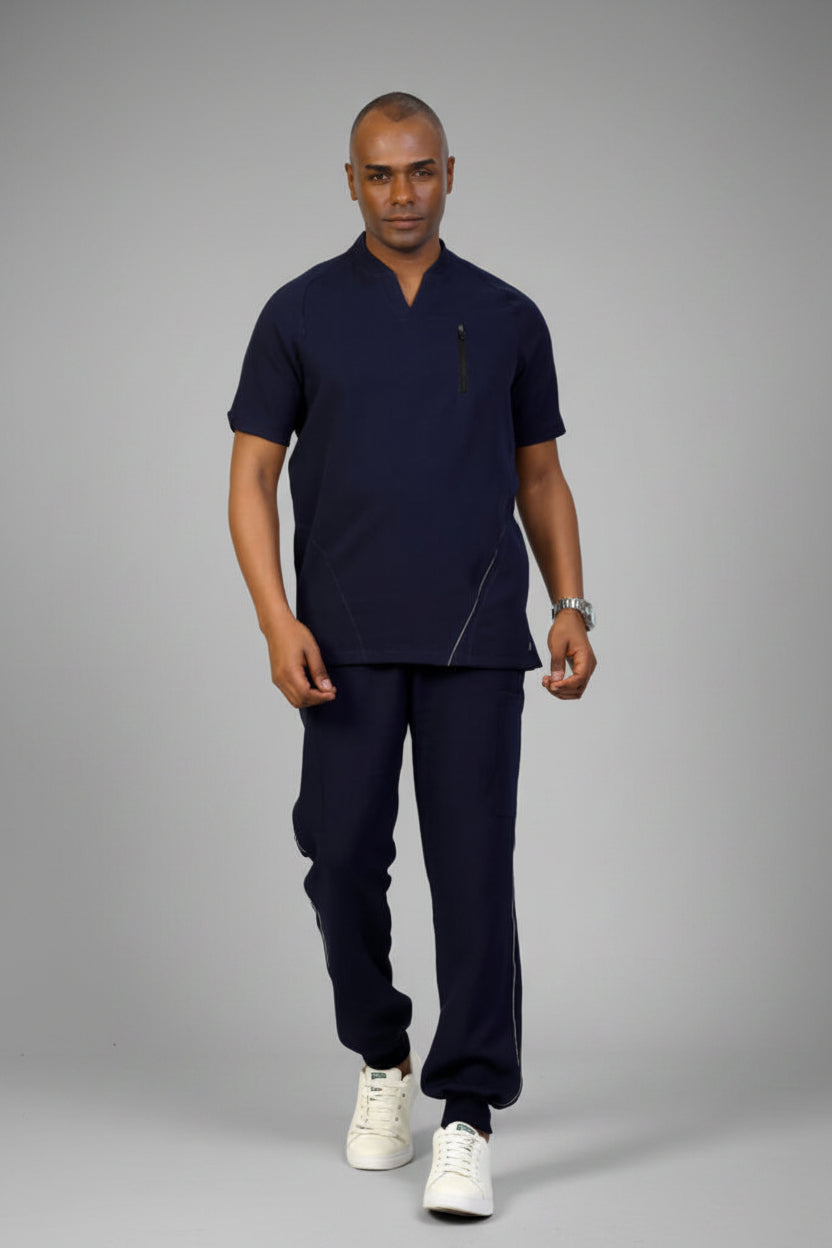 Dark Blue Trendi-Flex Scrub