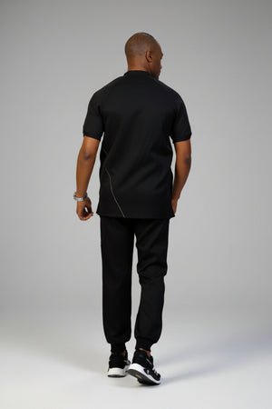 Black Trendi-Flex Scrub, view 4