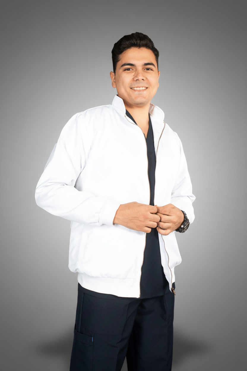 men's ice lab coat