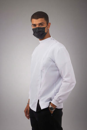 men's smart lab coat