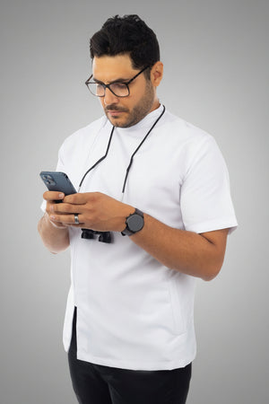 men's new smart lab coat