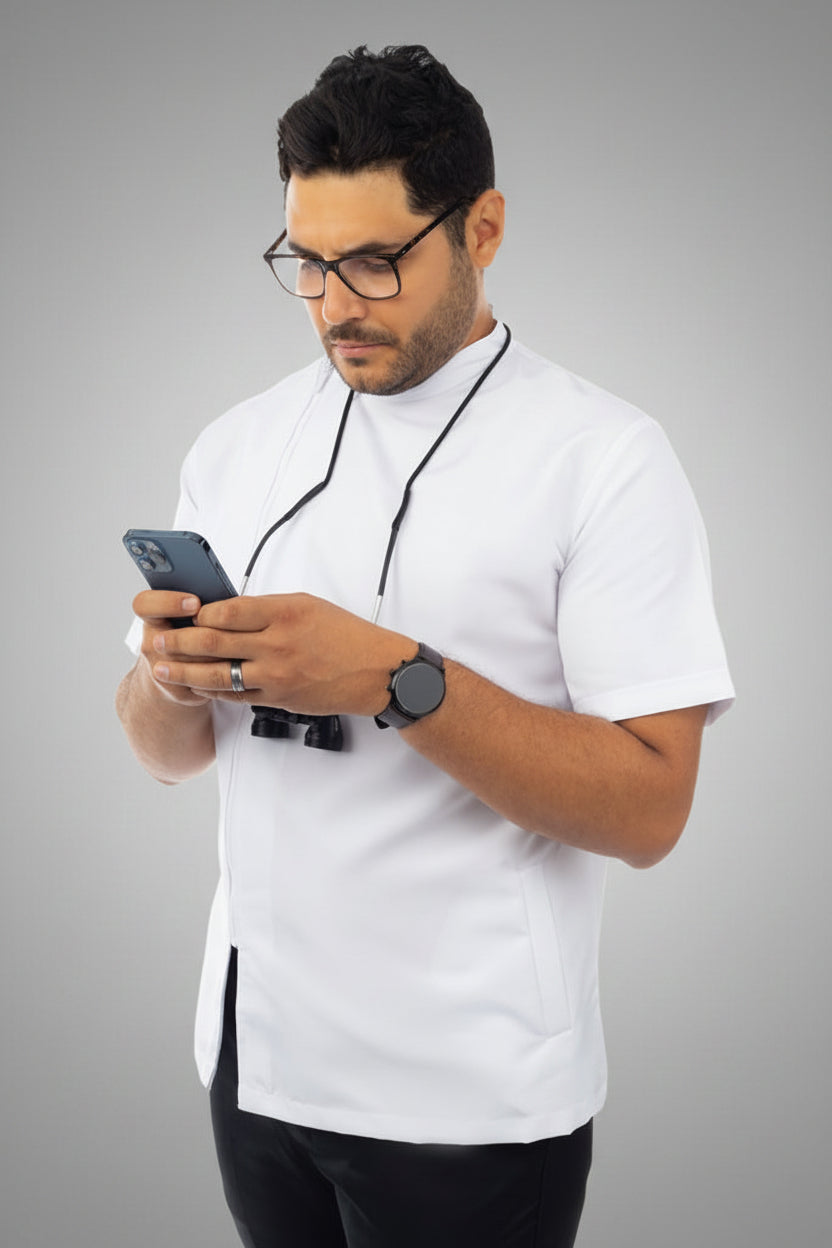 men's new smart lab coat