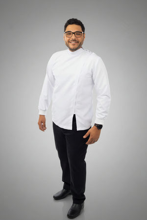 men's smart lab coat