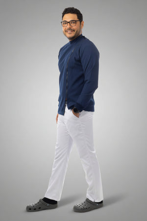 men's smart lab coat