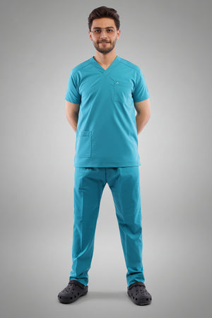 Premium scrub set dark teal