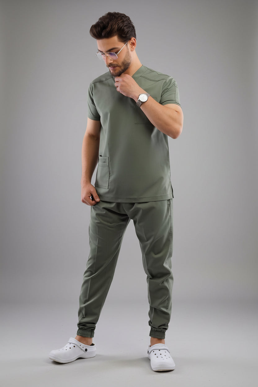 Premium scrub olive