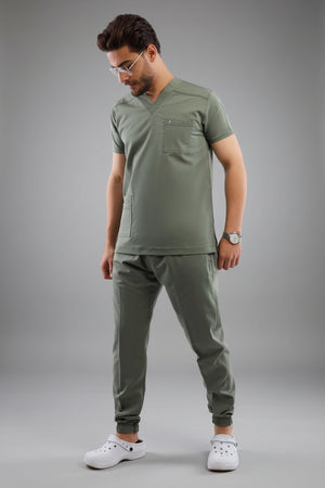 Premium scrub olive