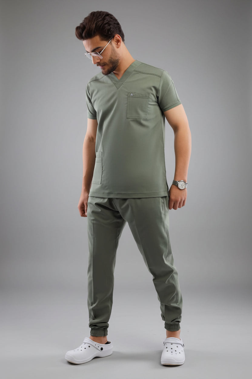 Premium scrub olive