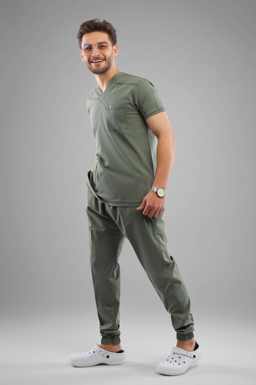 Premium scrub olive