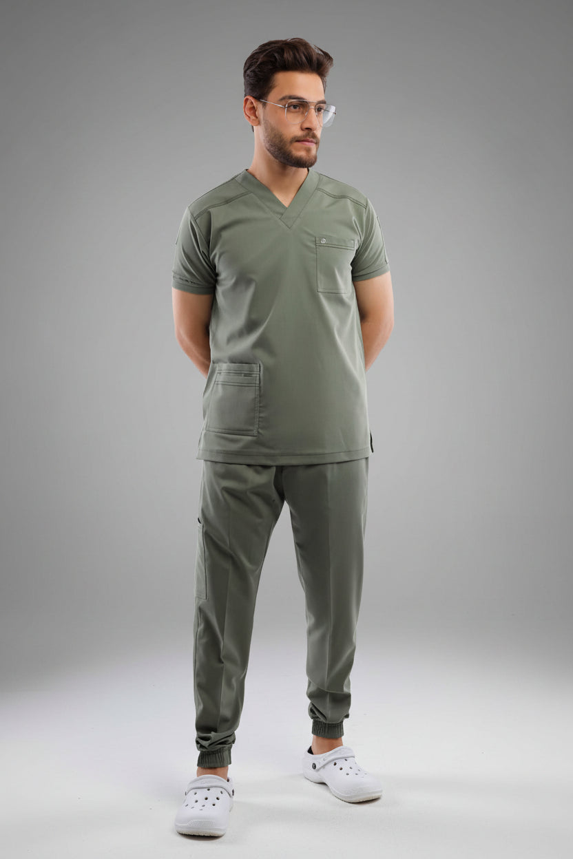 Premium scrub olive