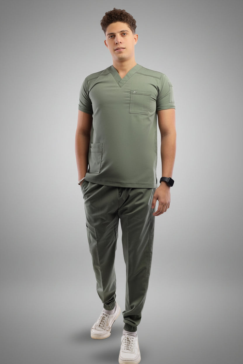 Premium scrub olive