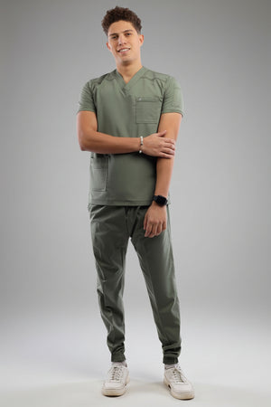 Premium scrub olive