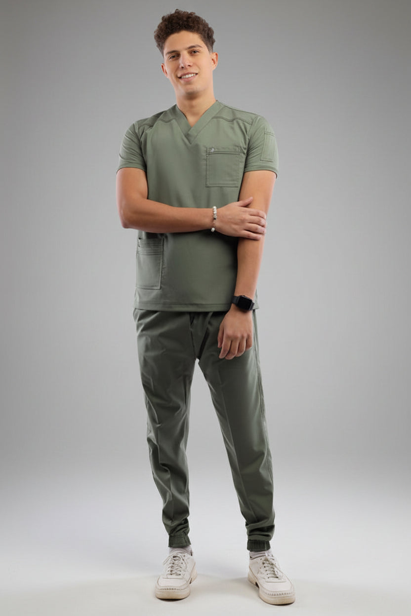 Premium scrub olive