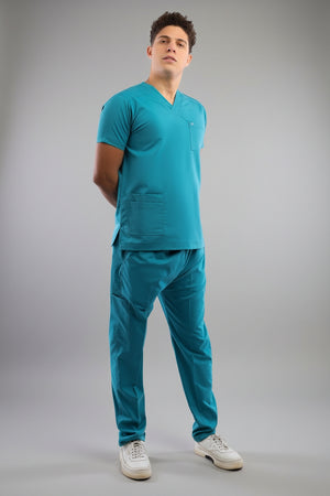 Premium scrub set dark teal