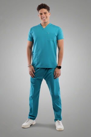 Premium scrub set dark teal