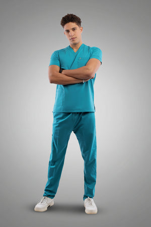 Premium scrub set dark teal