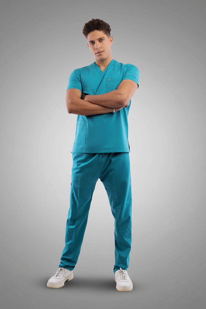 Premium scrub set dark teal