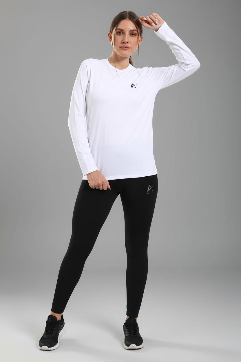 White Under Shirt Long SLV