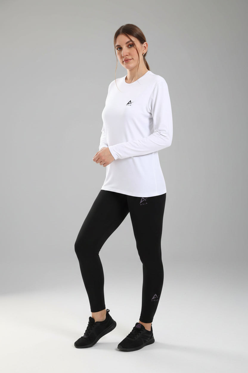 White Under Shirt Long SLV