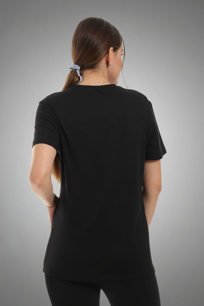 Black Under Shirt 1/2 SLV