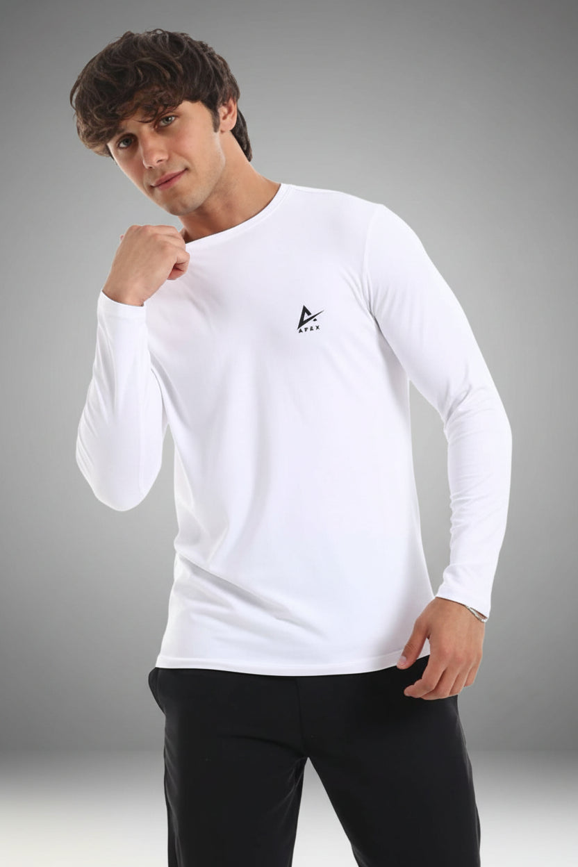 White Under Shirt Long SLV
