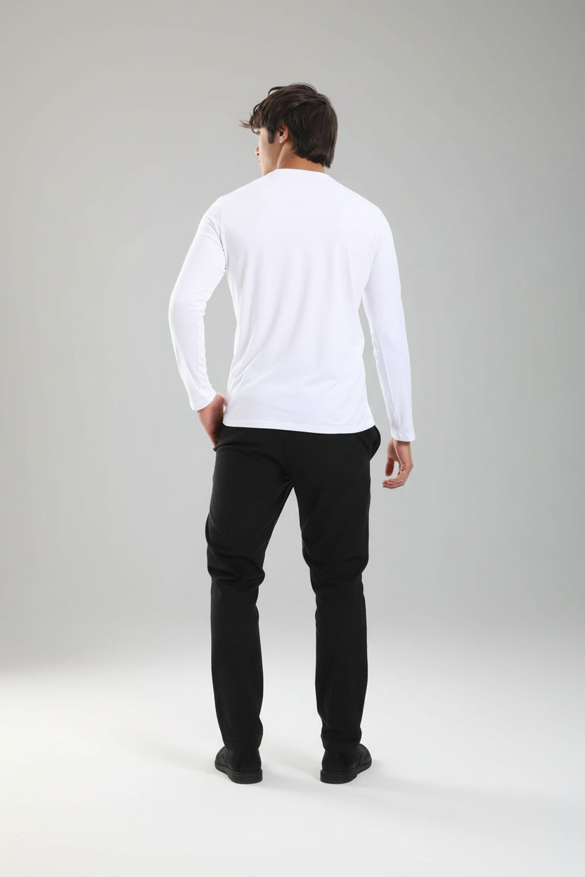 White Under Shirt Long SLV