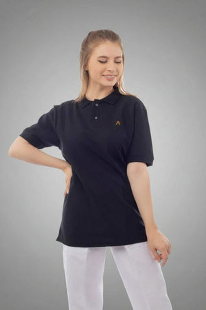 Black Polo T-Shirt, view 3