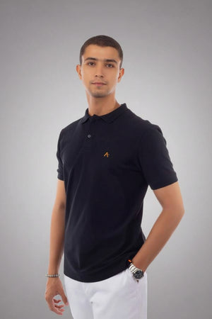 Black Polo T-Shirt, view 10