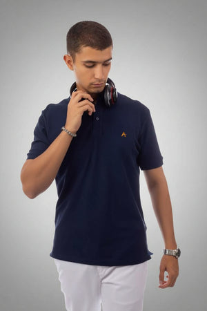 Dark Blue Medical Polo Shirt, view 5
